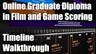 Timeline Walkthrough: Online Graduate Diploma in Film and Game Scoring