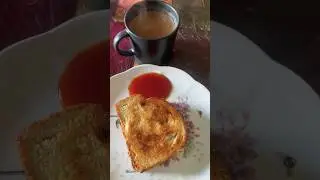 Sandwich with aloo Stuffing/ Chai!! #food #canada #trending #viral #youtubeshorts #shorts #ytshorts