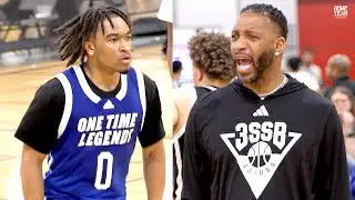 Tracy McGrady Coaching His AAU Team in WILD Game! One Time Legends vs Iowa United at Adidas 3SSB