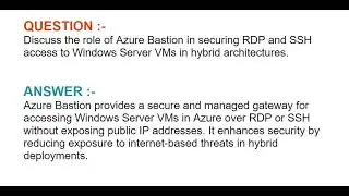 Part#20| Microsoft AZ-800 | Administering Windows Server Hybrid Core Infrastructure | Interview Q&A