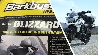 Barkbuster Blizzard on a Triumph Tiger 1200