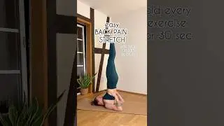 Easy stretch for a happy back! 😌#backpainrelief #stretchroutine #easystretch #mobility #deskbreak