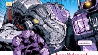 IDW:Grimlock Vs Shockwave!From Maximum Dinobots!