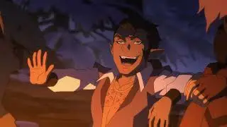 Vox Machina made fun of the Raven Queen's Champion | The Legend of Vox Machina  S02E03