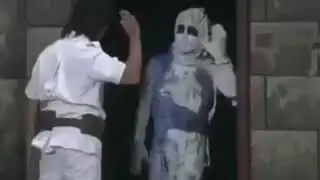 Mummy vs human comedy show