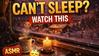The Midnight Express | Deep Sleep Journey through the Swiss Alps (20 Min ASMR)