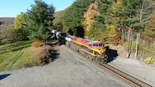 A KCS ES44AC And A BNSF 