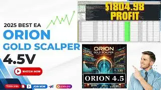 Best Forex Robot 2025? ORION GOLD SCALPER 4.5v Profit  ($1804.98)