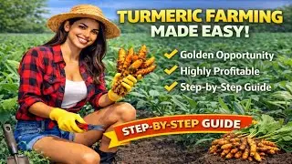 Turmeric Farming Made Easy | How to Grow This Golden Cash Crop Successfully