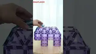 Building an Elephant with Magplayer Magnetic Blocks! 🐘 #toys