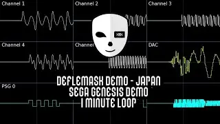 Deflemask Demo #11 - Japan SEGA Genesis Remix 1 Minute Loop