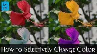 How to Selectively Change Color, Photography Post Processing Photoshop Tutorial