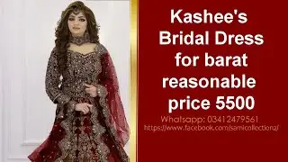 Kashees bridal dress for barat reasonable price 5500 | Sami Collection