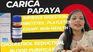 Carica papaya Q|Improve digestive system,platelets count,diabetes,skin health,cholesterol reduction 