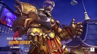 Overwatch 2 new reinhardt skins vs Ai bots 