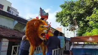 Durga mata idol transporting from dhoolpet 2021 || Durga maa murti Aagman 2021 || Navratri 2021