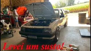 CHEVETTE OHC TURBO - TESTANDO OS PNEUS NOVOS - SER&Aacute; QUE GRUD&Atilde;O BEM?