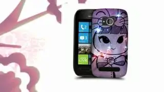 KAWAII GALAXY PROTECTIVE SNAP-ON BACK CASE COVER FOR NOKIA LUMIA 710