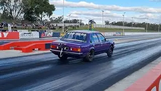 3800 V6 turbo first 1/8 mile passes on lowish boost.