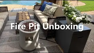 LIMOR BOLD Propane Gas Fire Pits Unboxing & Quick Tour