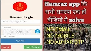 HOW TO FORGET/RESET HAMRAAZ LOG IN ID OR PASSWORD?Hamraaz App Registration without Mobile and Email.