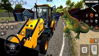 Bus Simulator Indonesia Mod - JCB Beckhone Loader Driving Simulator - Android Gameplay