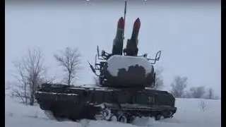 Russian BUK anti-aircraft missile system destroyed in Ukraine