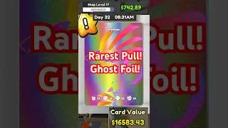 TCG Simulator Rarest card yet? Rarest Ghost Foil Card - #GhostFoil #TCGSimulator