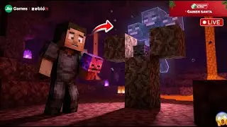 🎅Secret Santa Challenge Collect 3 Wither Skeleton Skull 💀 But DON&rsquo;T SPAWN 😳| JioGames X Zebion Live