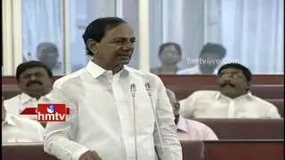 CM KCR Speech On Demonetisation | Telangana Legislative Council | HMTV