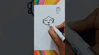 Draw Easy Princess Step by Step #shorts #shortfeed