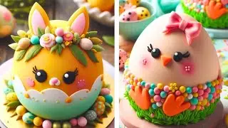 🥚 Easter Egg Cake 🎂✨ | Colorful, Fun & Festive Spring Treat