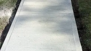 New Concrete Walkway Installation Sept 8, 2022