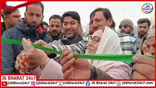 Dr. Darakhshan Andrabi laid the foundation stone for a modern cold storage facility at Lassipora