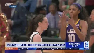 LSU's Angel Reese sparks racial controversy with hand gesture