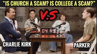 Charlie Kirk VS Parker Heated Debate: Is College A Scam? | Jubilee Video