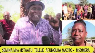Waziri Mstaafu Mhe Telele afunguka mazito Msomera fulsa za Kilimo