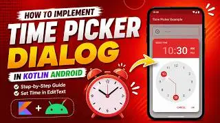 ANDROID - TIME PICKER DIALOG WITH 