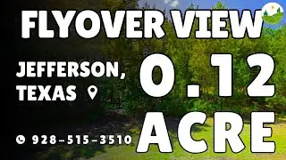 Fly Over - 0.12  acre land for sale in Jefferson, Texas [15848]