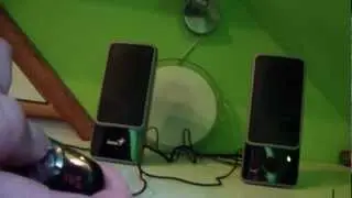 Genius stereo speakers SP-200 6w.Unboxing.