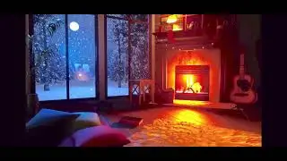 Foșnetul focului te ajută să te relaxezi❄️🔥