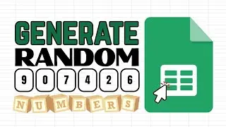 Generate Random Number With Custom Menu | Google Sheets (Chat GPT)