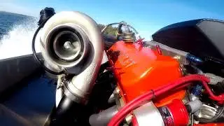 1200hp twinturbo Skiboat from Sweden (summer 2018/pokerrun Dalarna)