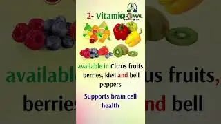 5 vitamins essential to enhance memory and brain health #shorts#video