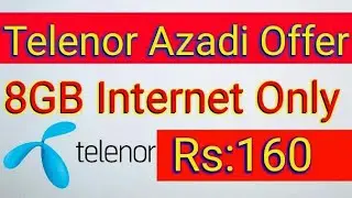 Telenor Independence Day Offer 8GB Only Rs:160 | Technical Talha