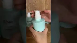 cosmetic plastic straight shoulder shampoo shower gel bottle