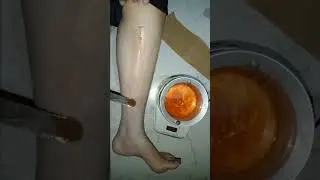 wax karne ka tarika, wax kaise kre? leg waxing,#wax #beauty #parlour #chocolatewax #bodywax