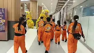 Lion dance 2026 Atria Mall Walkabout