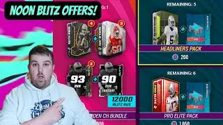 NOON BLITZ OFFERS! BLITZ ALL MADDEN CAMPUS HERO BUNDLE! HEADLINER & PRO ELITE OFFERS | MADDEN 23