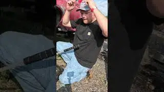 Slight altercation at the junkyard! Full video on my channel! #automobile #mechanic #diy #welding
